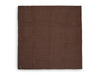 Blanket Cot Wrinkled Cotton 120x120cm - Chestnut