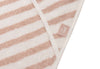 Cape de Bain 75x75cm Stripe Terry - Wild Rose - GOTS