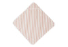 Cape de Bain 75x75cm Stripe Terry - Wild Rose - GOTS