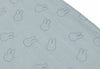 Lange Gaze de Coton Small 70x70cm Miffy Silhouettes - Sea Green - 3 Unités