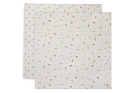 Mullwindeln Hydrophil 115x115cm Farm (2pack)