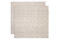 Mullwindeln Hydrophil 115x115cm - Retro Flowers - 2 Stück