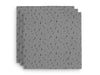 Lange Gaze Coton Small 70x70cm Spot - Storm Grey - 3 Unités