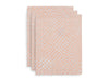 Washandje Hydrofiel Snake - Pale Pink - 3 Stuks