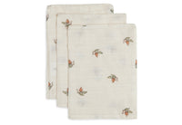 Washcloth Muslin - Rosehip - 3 Pack
