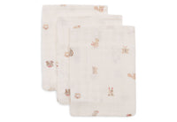 Washcloth Muslin - Animal Friends - 3 Pack