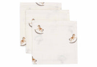 Mouth Cloth Muslin 31x31cm - Nostalgic Ride - 3 Pack