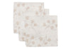 Serviette Gaze de Coton 31x31cm - Leafy Dreams - 3 Unités