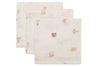 Mouth Cloth Muslin 31x31cm - Animal Friends - 3 Pack