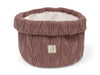 Changing Table Basket Spring Knit - Chestnut