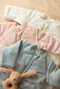 Baby Sleeping Bag with Removable Sleeves Round 90cm Rib - Ivory