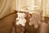 Baby Mobile Teddy Bear - Wild Rose/Natural