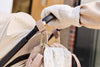 Sac Embossed Lily - Milky Coffee