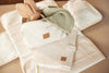 Changing Pad With Storage Pockets - Twill Natural