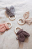 Teething Ring Silicone Bunny Ears - Nougat