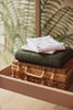 Blanket Cot 100x150cm Pure Knit - Leaf Green - GOTS