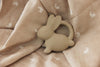 Lange gaze de Coton Large 115x115cm Rabbit Nougat GOTS