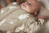 Baby Sleeping Bag Removable Sleeves 70cm Miffy & Snuffy - Olive Green