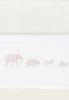 Sheet Cradle 75x100cm Animals Nougat
