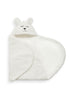 Einschlagdecke für Babyschale Bunny Off-White