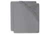 Drap-housse Jersey 40/50x80/90cm - Storm Grey - 2 Unités