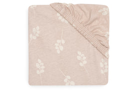 Fitted Sheet Jersey 40/50x80/90cm Twig Wild Rose