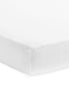 Fitted Sheet Molton 40/50x80/90cm White