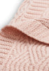 Couverture Lit Bébé 100x150cm River Knit Pale Pink