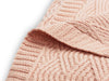 Decke Kinderbett 100x150cm River Knit Pale Pink