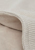 Deken Wieg 75x100cm Basic Knit Nougat/Fleece