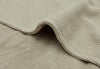 Blanket Cradle 75x100cm Basic Knit Olive Green/Fleece