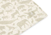 Lange gaze de Coton large 115x115cm Animals Olive Green (2p)