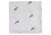 Mouth Cloth Muslin Stripe & Olive Leaf Green GOTS (2pack)