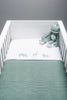 Decke Kinderbett 100x150cm Basic Knit Forest Green