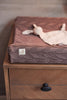 Housse matelas à langer 50x70cm Spring Knit Chestnut