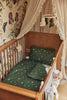 Bettwäsche-Set Kinderbett 100x135/140cm Stargaze Leaf Green